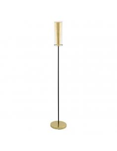 EGLO 97655 - PINTO GOLD Living Room Lamp in Black, Gold and Glass Steel