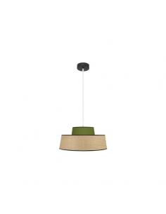 Jia 1xe27 Natural/green Regx40x40 cm pendant