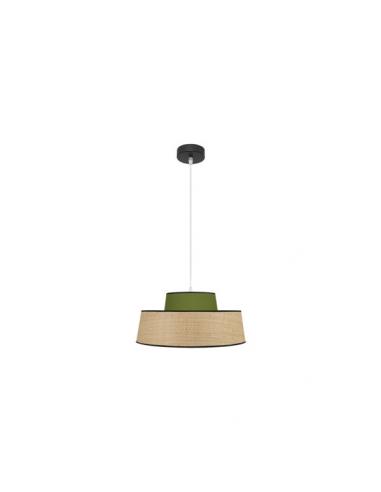 Jia 1xe27 Natural/green Regx40x40 cm pendant