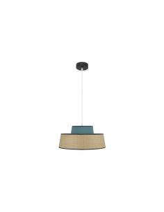 Jia 1xe27 Natural/turquoise Regx40x40 cm Pendant