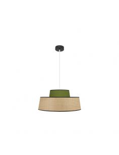 Jia 1xe27 Natural/green Regx50x50 cm pendant