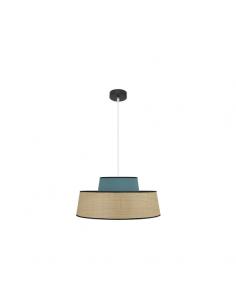 Jia 1xe27 Natural/turquoise Regx50x50 cm Pendant