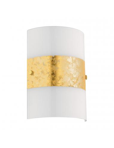 EGLO 97657 - FIUMANA Living Room Lamp in White Steel and Glass