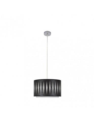 Alexandra Pendant 1xe27 Chrome/Black Wood Regx30x30 cm