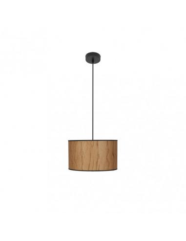 Tapiro Pendant 1xe27 Parchment/black Regx30x30 cm