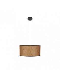 Tapiro Pendant 1xe27 Parchment/black Regx40x40 cm