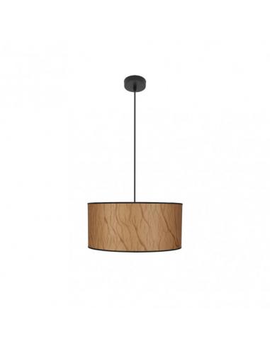 Tapiro Pendant 1xe27 Parchment/black Regx40x40 cm