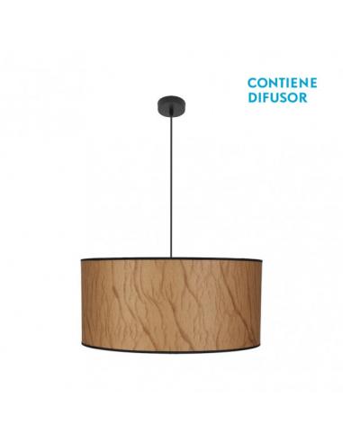 Tapiro Pendant 3xe27 Parchment/black Regx60x60 cm