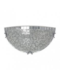 Tenor 1xe27 Chrome Mosaic Wall Light 16x30x8.5 Cm