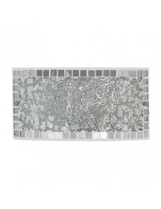 Apply Rectang. Tenor 1xe27 Chrome Mosaic 17x32.5x6 Cm