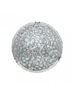 Tenor 2xe27 Chrome Mosaic Ceiling Light 10x30x30 Cm