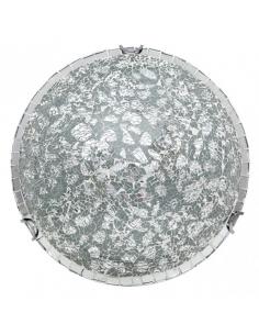 Tenor 3xe27 Chrome Mosaic Ceiling Light 12x40x40 Cm