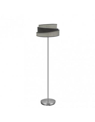 Hara 1xe27 Nickel/gray living room foot 162x40x40 cm