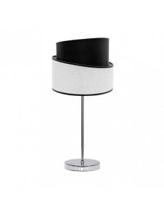 Hara 1xe14 Table Lamp Chrome/white-black 45x18x18 Cm
