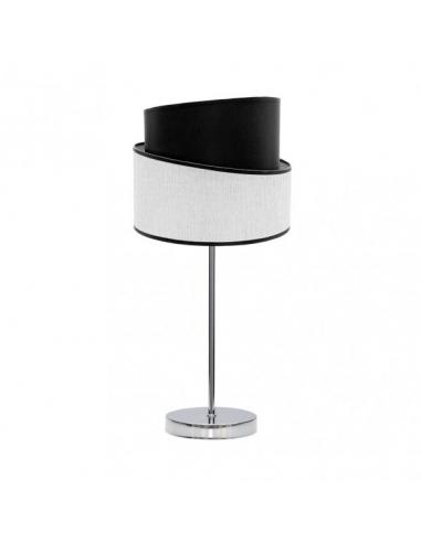 Hara 1xe14 Table Lamp Chrome/white-black 45x18x18 Cm