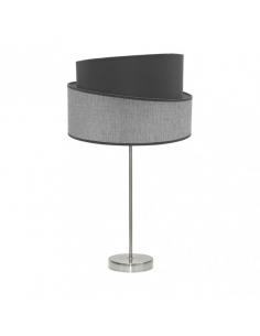 Hara High Table Lamp 1xe27 Nickel/gray 66x35x35 Cm