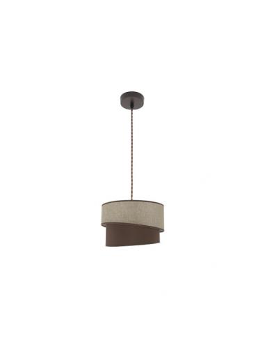 Hara Pendant 1xe27 Brown/brown Regx35x35 Cm