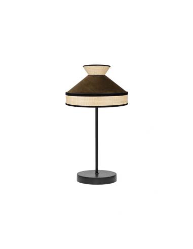 Fabrizio Table Lamp 1xe14 Natural/brown 45x20x20 Cm