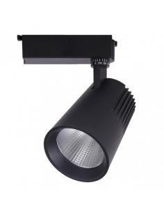40w 4000k Telma Black 3600lm 36º Adjustable 330º Regx21x10.5 Cm Rail Spotlight