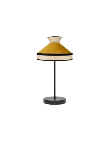 Fabrizio Table Lamp 1xe14 Natural/yolk 45x20x20 Cm