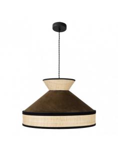 Fabrizio Pendant 1xe27 Natural/brown Regx50x50 Cm