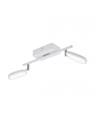 EGLO 97692 - PALOMBARE-C LED spotlight in Plastic, steel, white aluminum and Acrylic