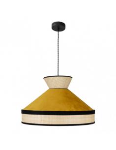 Fabrizio Pendant 1xe27 Natural/yolk Regx50x50 Cm