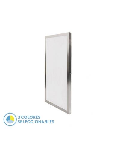 36w 3000k-4000k-6500k 3.8x30x60 cm Nickel 3600lm Plain Panel