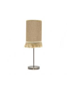 Sibila Table Lamp 1xe14 Leather/sand 46x15x15 Cm