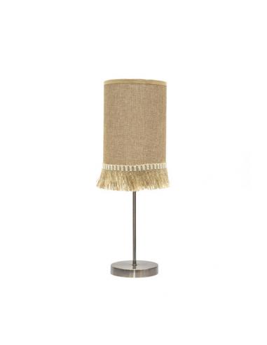 Sibila Table Lamp 1xe14 Leather/sand 46x15x15 Cm