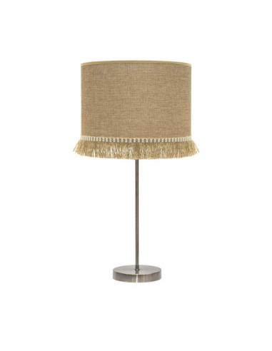 High Table Lamp Sibyl 1xe27 Leather/sand 62x30x30 Cm