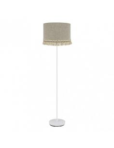 Pie Salon Vera 1xe27 Blanco/beis 163x40x40 Cm