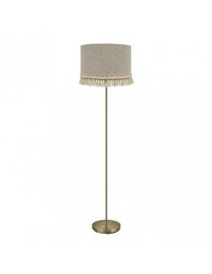 Vera 1xe27 Living Room Foot Leather/beige 163x40x40 Cm