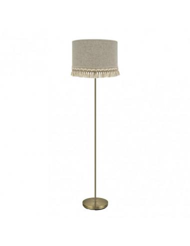 Vera 1xe27 Living Room Foot Leather/beige 163x40x40 Cm