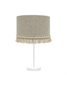 Vera High Table Lamp 1xe27 White/beige 62x30x30 Cm