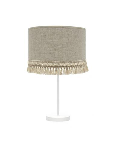 Vera High Table Lamp 1xe27 White/beige 62x30x30 Cm