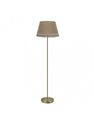 Ada 1xe27 Living Room Foot Leather/sand 163x40x40 Cm