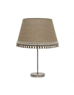 High Table Lamp Ada 1xe27 Leather/sand 63x35x35 Cm