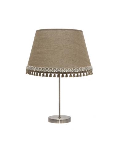 High Table Lamp Ada 1xe27 Leather/sand 63x35x35 Cm