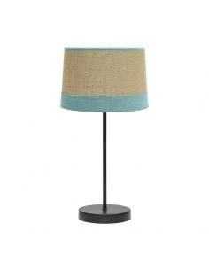Tietar 1xe14 Table Lamp Sack/turquoise 44x22x22 Cm