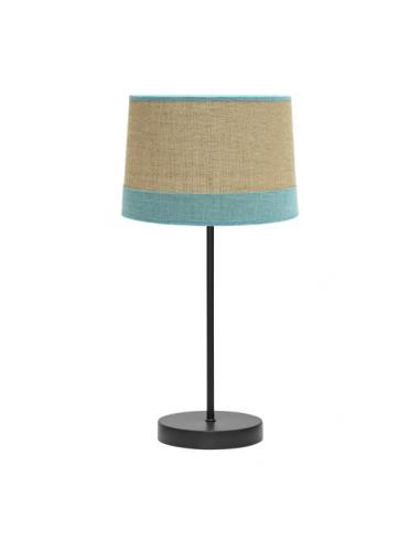 Tietar 1xe14 Table Lamp Sack/turquoise 44x22x22 Cm