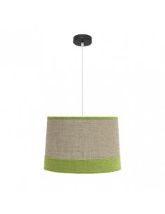 Tietar Pendant 1xe27 Bag/green Regx40x40 Cm