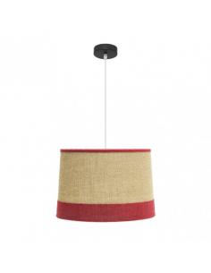 Tietar Pendant 1xe27 Bag/red Regx40x40 Cm