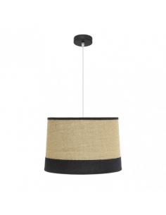 Tietar Pendant 1xe27 Bag/black Regx40x40 Cm