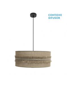 Kala 3xe27 Pendant Black/Regx60x60 Cm Bag With Fringes