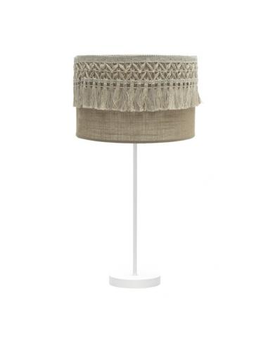 Large Ekaterina Table Light 1xe27 White/bag 63x30x30 Cm With Trimmings