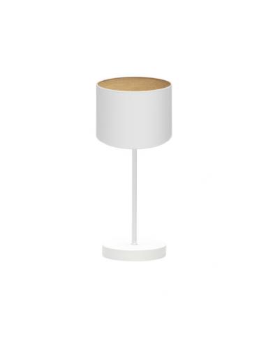 Tania Table Lamp 1xe14 White/white-light wood 42x17x17 Cm