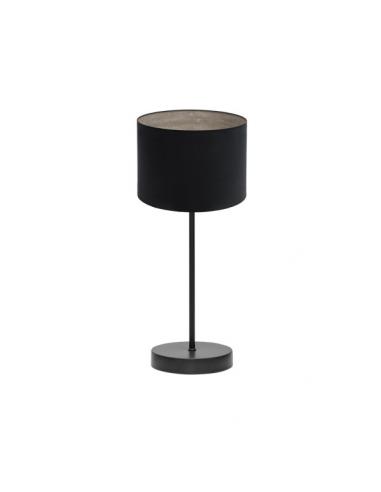 Tania 1xe14 Table Light Black/black-wood Gray 42x17x17 Cm