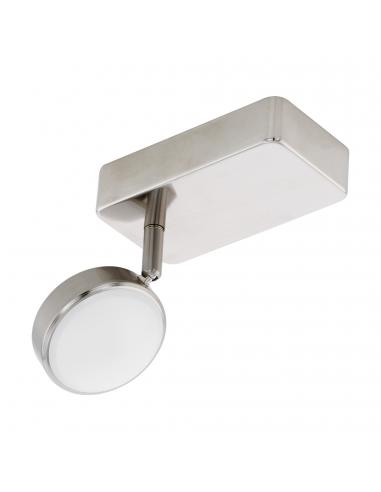 EGLO 97714 - CORROPOLI-C LED spotlight in Acrylic, nickel-matte steel and Acrylic