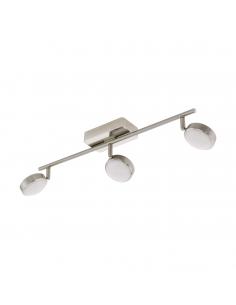 EGLO 97716 - CORROPOLI-C LED spotlight in Acrylic, nickel-matte steel and Acrylic